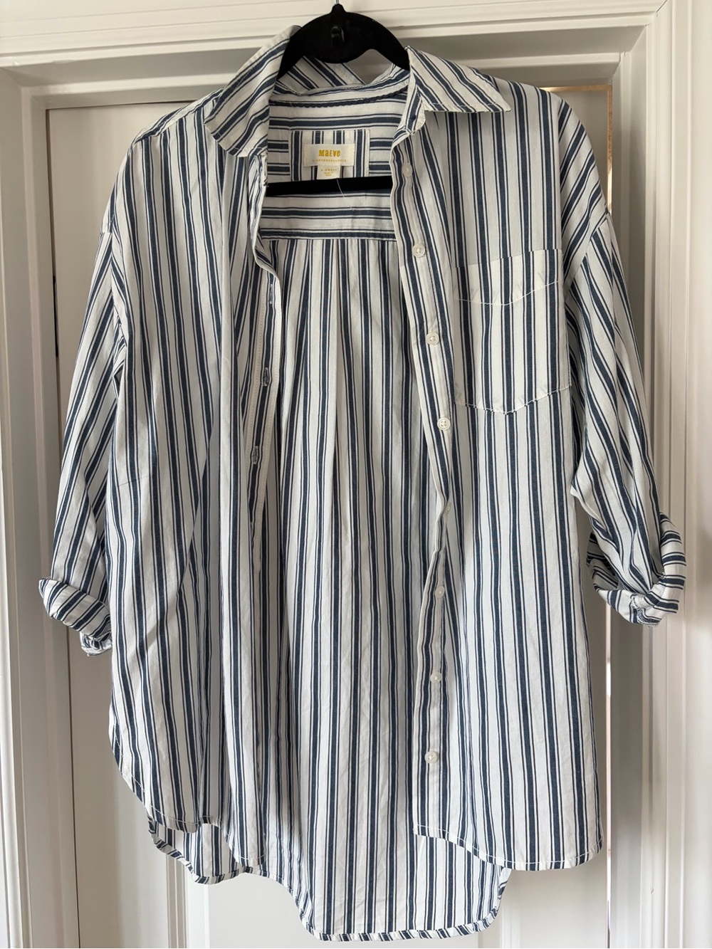 NEW Maeve striped button down XS